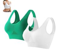 Pepepo Reggiseno Anti Agging con Lift-Up Air Tech Mesh ad alto sostegno, reggiseno sportivo traspirante contro i seni sospesi, 2 pezzi-E, L