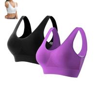 Pepepo Reggiseno Anti Agging con Lift-Up Air Tech Mesh ad alto sostegno, reggiseno sportivo traspirante contro i seni sospesi, 2pcs-h, 3XL