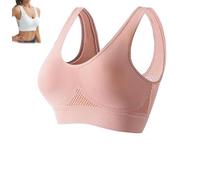 Pepepo Reggiseno Anti Agging con Lift-Up Air Tech Mesh ad alto sostegno, reggiseno sportivo traspirante contro i seni sospesi, Colore: rosa., M