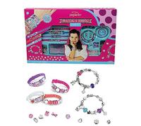 Peperilla - One Love Bijoux Set Crea i Tuoi Braccialetti con ciondoli e Lettere Idea Regalo Bambine
