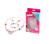 Peperilla Princess - Gioielli Incantati una collana con ciondolo farfalla, coroncina, braccialetto, un paio di orecchini