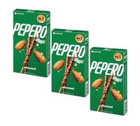 Pepero Almond Biscotti Stick Ricoperti Pacco da gr 32 x 3