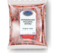Peperoncino Piccante Intero 100% Naturale - Busta da 100g | Peperoncino Intero Essiccato per Insaporire Ricette e Preparazioni Gourmet