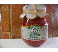 PEPERONCINO PICCANTE MACINATO CALABRESE 5 VASETTI 314 ML OLIO OLIVA ARTIGIANALE