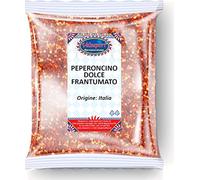 Peperoncino Rosso Dolce Calabrese, Frantumato ed Essiccato al Sole - Busta da 100 gr | Gluten Free Vegan | Spezia Aromatica Naturale Qualità Premium (Peperoncino Dolce di Calabria, Frantumato)