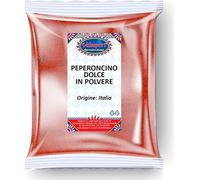 Peperoncino Rosso Dolce Calabrese, Macinato ed Essiccato al Sole - Busta da 100 gr | Gluten Free Vegan | Spezia Aromatica Naturale Qualità Premium (Peperoncino Dolce di Calabria, Macinato)