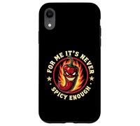 Peperoncino rosso per un pasto piccante caldo - amanti della salsa Custodia per iPhone XR