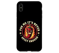 Peperoncino rosso per un pasto piccante caldo - amanti della salsa Custodia per iPhone XS Max
