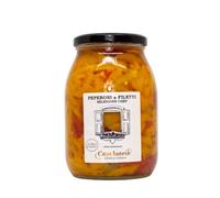 Peperoni a filetti in olio di girasole
