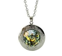 PEPIFY Collana con medaglione indù Shiva Buddha Shiva Signore Elefante Religione Dio India credente Spirituale Amuleto Collana