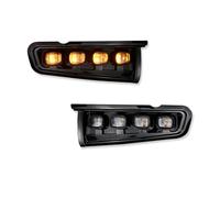 PEPKWELYCB Fendinebbia Per Ford Per Bronco 21-24 Paraurti Anteriore Riflettore Gruppo LED Bianco DRL Fendinebbia Dinamica Ambra Segnale Di Svolta Ricambi Auto