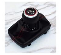 PEPKWELYCB Manopola Cambio Per A3 S3 8L 2001 2002 2003 6 5 Speed Gear Stick Leva Pomello Ghetta Boot Cover(5 Speed H02)