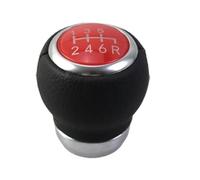 PEPKWELYCB Manopola Cambio Per Subaru Per Outback Per Legacy 2009-2018 5 6 Speed Gear Stick Leva Del Cambio Pomello(6 Speed Red)