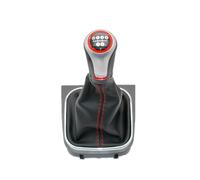 PEPKWELYCB Manopola Cambio Per VW Per Golf V Per A5 Per A6 Hatchback 2004-2013 5 6 Speed Gear Stick Pomello Del Cambio Boot(5 Speed A)