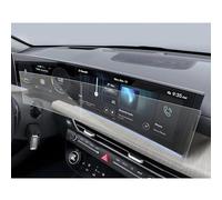 PEPKWELYCB Pellicole Protettive Per Hyundai Per Santa Per Fe 2024 2025 LHD Navigazione Auto E Strumento LCD Pellicola Protettiva Nano Schermo Vetro Temperato(4 Pcs)