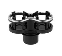 PEPKWELYCB Supporto per Portabibite per Auto Portabicchieri per Auto 2 in 1 Bottiglia d'Acqua A Doppio Foro Base Regolabile Organizzatori Stabili Anti-Vibrazione Porta Bevande