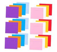 PEPLAYTAL 100 pezzi Buste Colorate Multifunzione in Carta Buste Piccole Versatili per Inviti Biglietti Regalo e Organizzazione