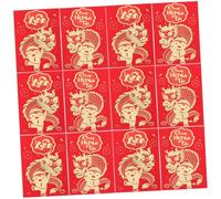 PEPLAYTAL 12 Pezzi Buste Rosse Cinesi Anno del Buste Contanti Tradizionali per Capodanno Lunare Resistente e Leggero con Design Pregiato per Festa e Regali