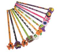 PEPLAYTAL 18 Pollici Matite Halloween per Matite e Scrittura Pratiche con Design Materiale Resistente e Colori Non Sbiaditi per Scuola e Regali Festa