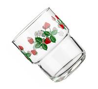 PEPLAYTAL 1pezzi Tazza Fragola Bicchiere Per Bicchiere Adatto Per Latte e Altre Bevande Per Uso