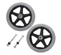 PEPLAYTAL 2 Pezzi Accessori Per Sedie a Rotelle Rulli Delle Rotelle Di Ricambio Ruota Universale Per Sostituzione Delle Ruote Per Sedie a Rotelle Ruota Utile Pvc