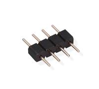 PEPLAYTAL 2 pezzi Connettore Splitter LED Pin in Rame e PVC Alta Resistenza Termica Kit Cavi per Strisce Rgb Spina Maschio Pin Installazione Semplice Senza Saldatura per Controller e