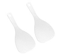 PEPLAYTAL 2 pezzi Cucchiaio per Riutilizzabile in Materiale Alimentare Resistente al Calore Spatola Antiaderente Leggera per Cucina e Catering