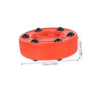 PEPLAYTAL 2pezzi Disco da Hockey su Pista in Nylon Ad Impatto Disco da Allenamento per Hockey su Pista Nucleo Antiurto per Superfici Lisce Interne Ed Esterne