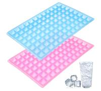 PEPLAYTAL 2pezzi Stampo Per Cubetti Di Ghiaccio in Forma Di Vaschette Per Cubetti Di Ghiaccio Vassoio Per Produzione Di Facile Da Sganciare Accessori Da Cucina