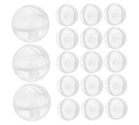 PEPLAYTAL 30 Inserti Sonagli Trasparenti in Plastica per Riparazione Giocattoli Campanelle Rumorose per Animali Materiali per Bambole