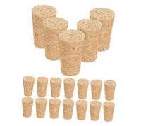PEPLAYTAL 30 pezzi Tappi in Sughero Resistenti e Riutilizzabili Tappi Conici per Bottiglie di Vino e Sigillanti per Bottiglie in Vetro Adatti per Uso Versatile e Conservazione Ordinata