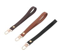 PEPLAYTAL 3pezzi Manici per Borse Cinturino da Portachiavi per Pochette Borsa Cellulare Chiave Accessorio per Creazione Borse