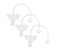 PEPLAYTAL 3pezzi Tettarella Silicone Con Ponderate Accessorio Per Biberon Per Design Ergonomico e Facile Da Usare Per Apprendimento Del Bere