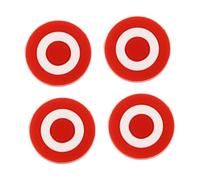PEPLAYTAL 4 Ammortizzatori in Silicone per Racchetta da Tennis Rosso Smorzatore Antishock per Riduzione Impatti e Comfort Braccio