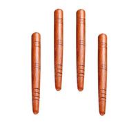 PEPLAYTAL 4pezzi Penna Per Agopuntura Legno Da Stick Massaggianti Per Rilassamento Muscolare e Stimolazione Dei Punti Energetici Strumenti Per Massaggi Profondi e Della Circolazione