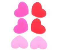 PEPLAYTAL 6 Ammortizzatori in Silicone Forma Cuore per Vibrazione per Maggiore Comfort e Controllo Colori Rosso e Rosa Facili Installare per Giocatori
