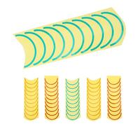 PEPLAYTAL 6 fogli Adesivi per Manometro Etichette Resistenti all e Sole Indicatore Pressione con Colori Giallo Etichette di per di Pressione Decalcomanie per Indicazione Superiori e