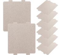 PEPLAYTAL 8 pezzi Copertura Guida Onda in Mica Resistente Temperature Accessorio per Foglio Isolante Protettivo Leggero e Facile da Tagliare