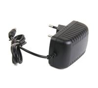 PEPLAYTAL Adattatore di Alimentazione 6v 2a 5,5x2,1mm con Spina UE, Alimentatore Compatto in Plastica e Metallo, per Uso Domestico e Viaggio