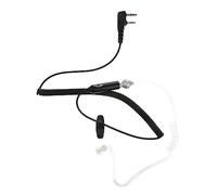 PEPLAYTAL Auricolari Interfono con Microfono Pin e Pulsante Chiamata Cuffie Leggere con Clip e Riduzione Rumore per Uso Professionale Intercom