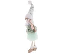 PEPLAYTAL Ciondolo angelo ad alto cappello da appendere Natale decorazioni natalizie al natale angelo stoffa Verde