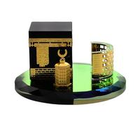 PEPLAYTAL Decorazione Islamica in Rotonda Miniatura da Souvenir Arabia Saudita Unico e Regalo