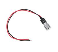 PEPLAYTAL Indicatore LED Segnalatore con Filo in Metallo Verde per Auto Camion e Barche Resistente e Facile da Installare