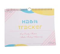 PEPLAYTAL Planner Habit Tracker Mensile Non Datato Abitudini Quotidiane per Monitoraggio Obiettivi Autodisciplina in per Studio e