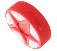 PEPLAYTAL Puck Hockey Inline Rosso per Allenamento Indoor e Outdoor Precisione Migliorata Durabilità Elevata visibilità Alta Standard Internazionali