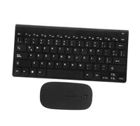 PEPLAYTAL Tastiera e Mouse Wireless Layout Latino-spagnolo per Tastiera Resistente in Resina Connessione Senza Fili per Laptop e Desktop Design Minimalista ed Elegante per Pratica di