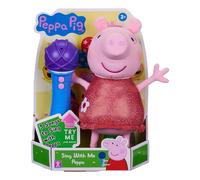 Peppa Pig 08117, Sing With Me Peppa, Interactive Feature Plush, Musical Soft Mic