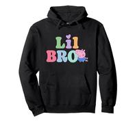 Peppa Pig 20th Anniversary Lil Bro Colorful Logo Felpa con Cappuccio