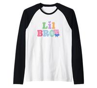 Peppa Pig 20th Anniversary Lil Bro Colorful Logo Maglia con Maniche Raglan