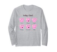 Peppa Pig 20th Anniversary Today I Feel… Baby Faces Maglia a Manica